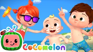 Beach Song ☀️  CoComelon Nursery Rhymes amp Kids Songs [upl. by Airbmac467]