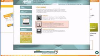 APICS CSCP Learning System Demo [upl. by Yeldnarb]