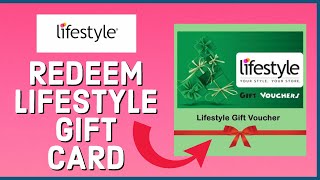 How To Redeem Lifestyle Gift Card Online  Use Lifestyle Gift Card [upl. by Crandale]