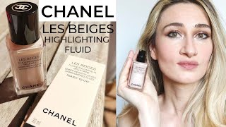 CHANEL New LES BEIGES Highlighting Fluid SUMMER 2020 makeupREVIEW amp COMPARISON chanelmakeup [upl. by Mcnair]