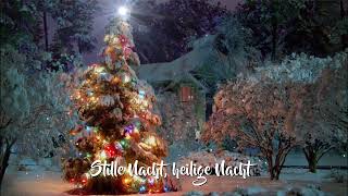 Stille Nacht heilige Nacht  Weihnachtslied mit Text zum Mitsingen [upl. by Philbo]