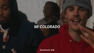 Justin Bieber ft Quavo  Intentions  Sub español  Video Oficial [upl. by Ahsilra]