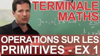 Opérations sur les primitives  Exercice 1  Maths terminale  Les Bons Profs [upl. by Gabor126]