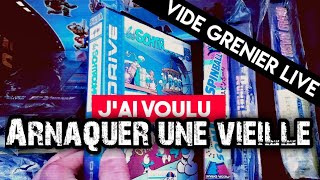 Arnaquer une vieille en Vide Grenier Live RNG VLOG VG 1er Avril 2024 [upl. by Tnomal]