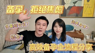 备孕攻略！全流程解答  亲身经验分享  孕前检查，多囊妈妈也没问题！快速调整身体状态，最佳验孕产品组合推荐！ [upl. by Maillw]