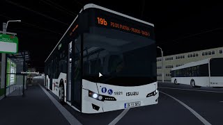 ROBLOX Przejazd Isuzu Citiport 1921  Linia 19b  CTP Iași [upl. by Tray]