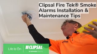 How to pair and test the Clipsal 755RFB2 and 755LPSMA4 Smoke Alarms [upl. by Amin]