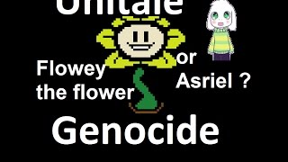 what happens if you spared GENOCIDE flowey the flower in Unitale [upl. by Laureen848]