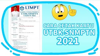 TUTORIAL CARA DOWNLOAD KARTU PESERTA UTBKSBMPTN 2021 [upl. by Brooke]