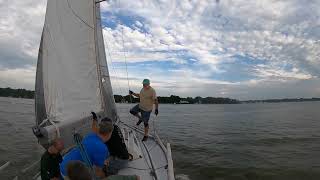 tackless sailboat racing July 27 2022 Pirates Cove West River Galesville MD [upl. by Lavella]