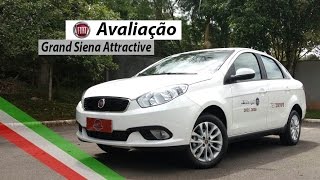 Avaliação  Fiat Grand Siena Attractive 14  Curiosidade Automotiva® [upl. by Nehepts]