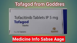 Tofagod Tab  Tofacitinib 5  Goddres Pharmaceutical Medicine Info Sabse Aage [upl. by Kissner688]