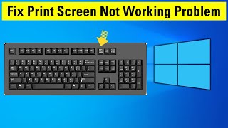 How to Fix Print Screen Not Working Problem in Windows 10 [upl. by Amena262]