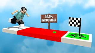 Not to brag or anything but I beat a 999 IMPOSSIBLE Roblox obby [upl. by Sherm891]