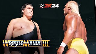 WrestleMania IIIs Epic Clash Hulk Hogan vs Andre the Giant for WWE Championship [upl. by Seabrook]