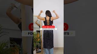 Easy Bra Hack For Backless Outfits  Festive Fashion Hacks  Wedding Hacks  backlessdress fashion [upl. by Myca]