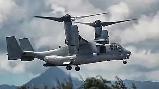 V22 Osprey TiltRotor Aircraft In Action • Compilation [upl. by Sloatman1]