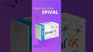 Epival para que sirve 💊 [upl. by Silvers678]