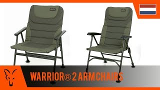 Fox Karpervissen TV  Warrior 2 Arm Chairs [upl. by Casaleggio]