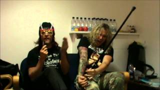 Steel Panther Interview  Satchel amp Michael Starr Manchester Academy 3032012 Part 1 of 2 [upl. by Tabbi162]