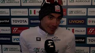 Juan Ayuso  Entrevista en la llegada  Etapa 6  TirrenoAdriatico 2024 [upl. by Robers444]