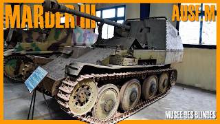 Marder III Ausf M  Walkaround  Saumur Tank Museum [upl. by Gerrard]