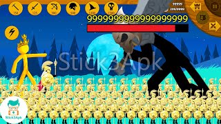 300 GOLDEN SPATAN vs XENOPHON SUPER FINAL BOSS INSANE x99999 HP  Stick War Legacy Mod  Stick3Apk [upl. by Conlin805]