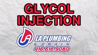 Injecting Glycol into the Snowmelt System construction plumping plumber [upl. by Ttayw]