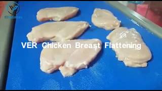 VER Chicken Breast Flattening Machine [upl. by Deenya581]