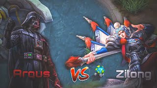 ARGUS VS ZILONG  DARK WARLORD vs THE SKY SPEAR  ARGUS BEST BUILD  MLBB [upl. by Yeknarf]