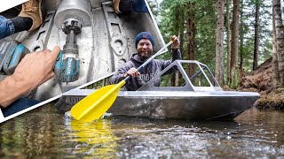 Testing the 100HP Mini Jet Boat With a 18v Drill [upl. by Duval923]