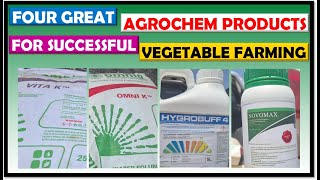 Four AgroChemical Products we use for Successful Vegetable Farming [upl. by Gio664]