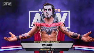 Danhausen Entrance Signature Finisher amp Curse  AEW Fight Forever [upl. by Snave]