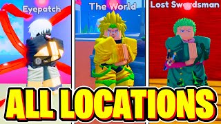 ALL QUEST NPC LOCATIONS In Roblox ANIME SIMULATOR [upl. by Drofliw]