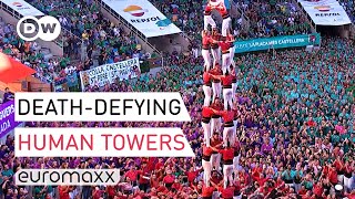 Human Towers Of Tarragona  Who Will Build The Tallest [upl. by Elman]