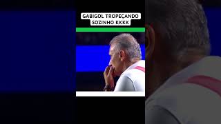 QUE ISSO GABIGOL APANHOU KKKK flamengo gabigol saopaulo [upl. by Otho]