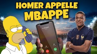 Homer Appelle Mbappe au téléphone [upl. by Akeret]