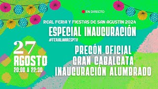 🔴 Feria de Linares 2024  Pregón Gran Cabalgata y Alumbrado  FeriaLinaresPTV  27 agosto 💃🏼 [upl. by Aehcim]