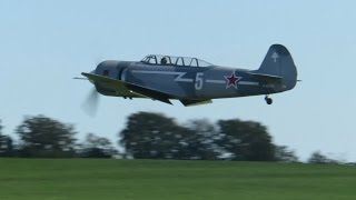 Yakovlev Yak11  flight display by Michel Defaye  Airshow Degerfeld 2015 [upl. by Eelydnarb367]