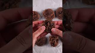 BROWNIE MIX COOKIES  LINK IN DESCRIPTION shorts recipe cookies [upl. by Orips]