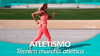 ATLETISMO 7  Técnica para marcha atlética [upl. by Wait434]