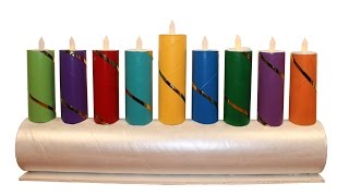 DIY Kids Menorah for Hanukkah [upl. by Glinys]