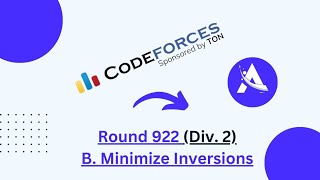 B minimise inversion  codeforces round 922 div 2 solutions [upl. by Yemrots562]