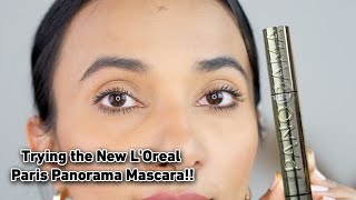 Best Mascara of 2024 in my Makeup Routine L’OREAL PARIS PANORAMA MASCARA [upl. by Aihsi]