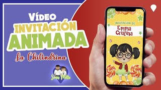 INVITACIÓN LA CHILINDRINA Fiesta Cumpleaños El Chavo del 8 [upl. by Rivi]