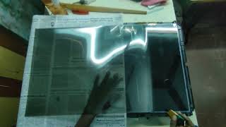 How to replace Polarizer Film LCD LED TV part 2TAMIL [upl. by Anehc158]