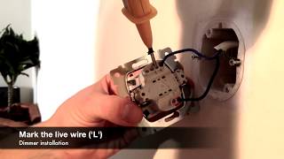 Dimmer installation FIBARO SYSTEM [upl. by Hluchy]