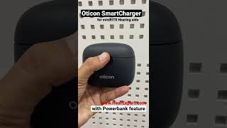 Oticon SmartCharger for miniRITE  RIC Rechargeable Bluetooth Hearing aids with Powerbank feature [upl. by Coats]