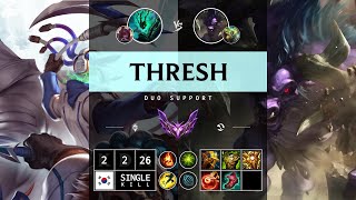 Thresh Support vs Alistar  KR Master Patch 1413 [upl. by Sifan956]