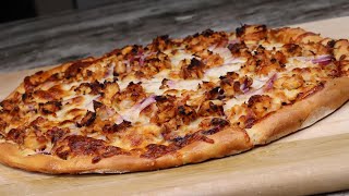 HOMEMADE BBQ CHICKEN PIZZA [upl. by Mcmullan]